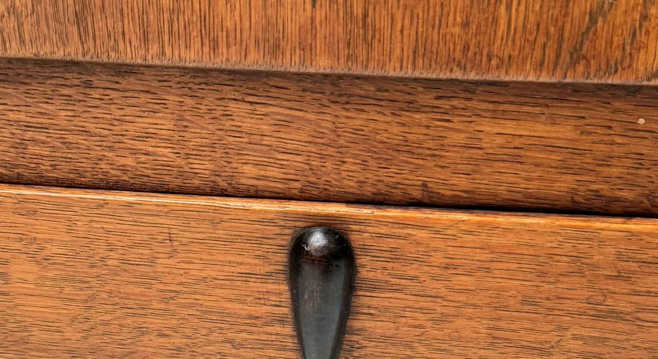 Two Art Deco Amsterdamse School Nightstands or Bedside Tables, 1920s